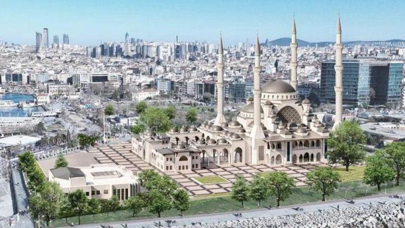Kadıköy'deki tartışmalı cami projesinin inşaatı başladı