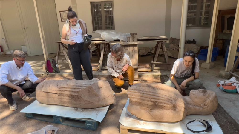 Manisa Sardes'te 2.500 yıllık mermer heykel bulundu