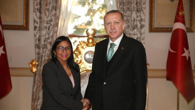 Venezuela lideri Rodriguez Cumhurbaşkanı Erdoğan ile görüşecek